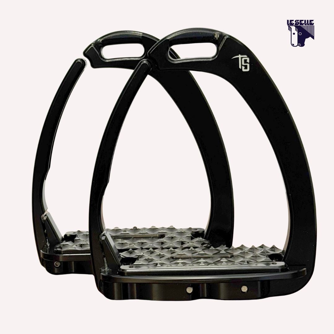 TECH STIRRUP VENICE SLOPED EVO - NERO E CRISTALLI