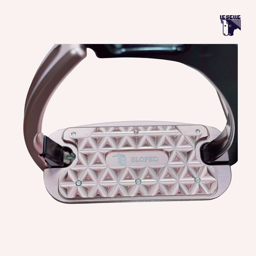 TECH STIRRUP VENICE SLOPED EVO - NERO/ROSA