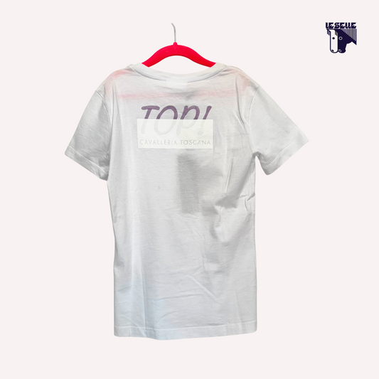 T-SHIRT CAVALLERIA TOSCANA PEEKABOO TOP GIRL