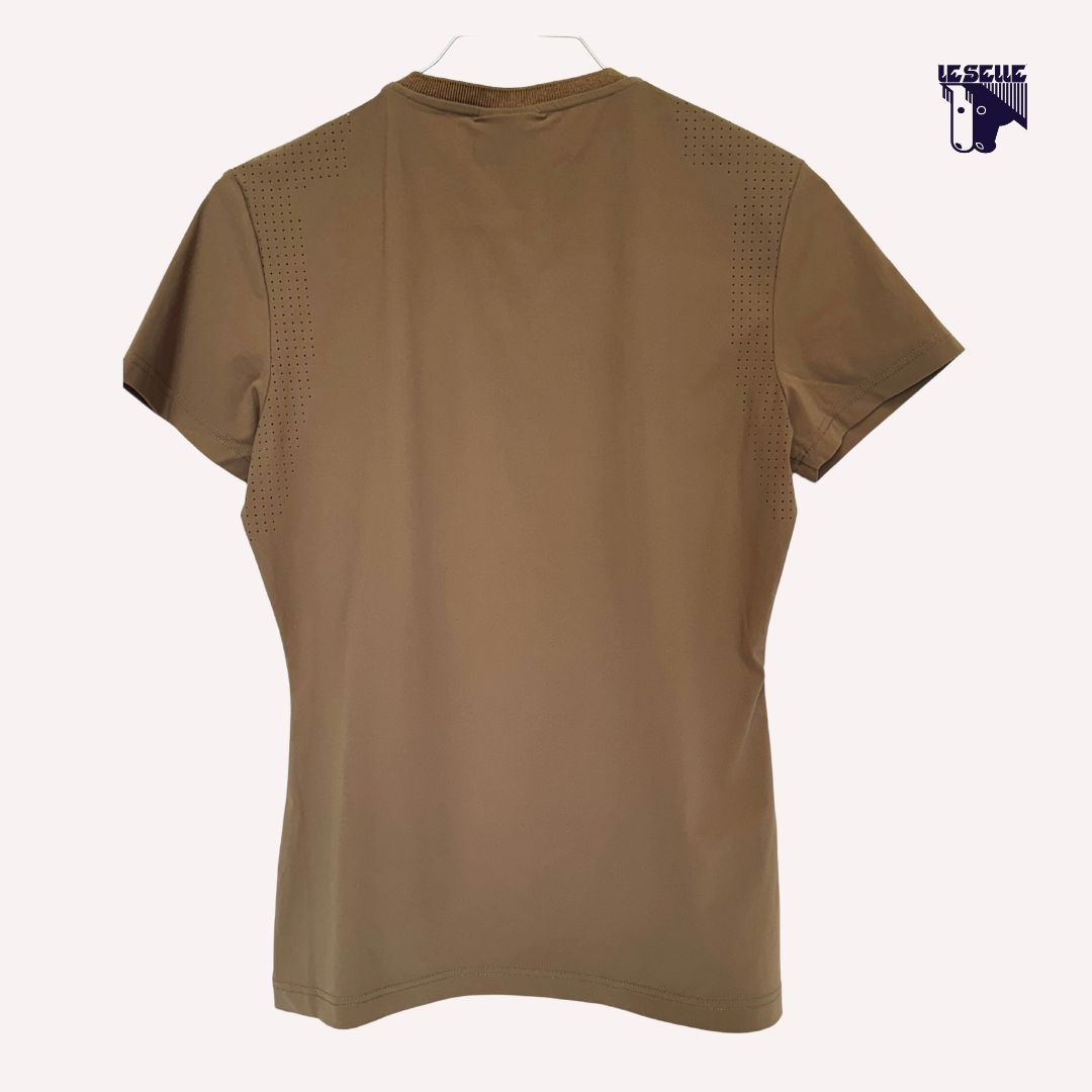 T-SHIRT M/C CAVALLERIA TOSCANA - BEIGE