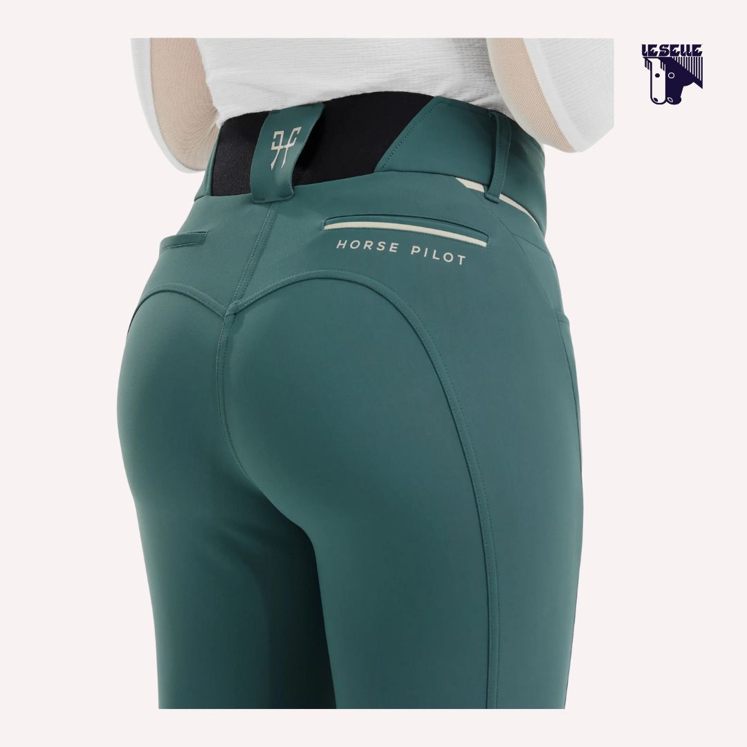 PANTALONI HORSE PILOT X-DESIGN - BALSAM GREEN