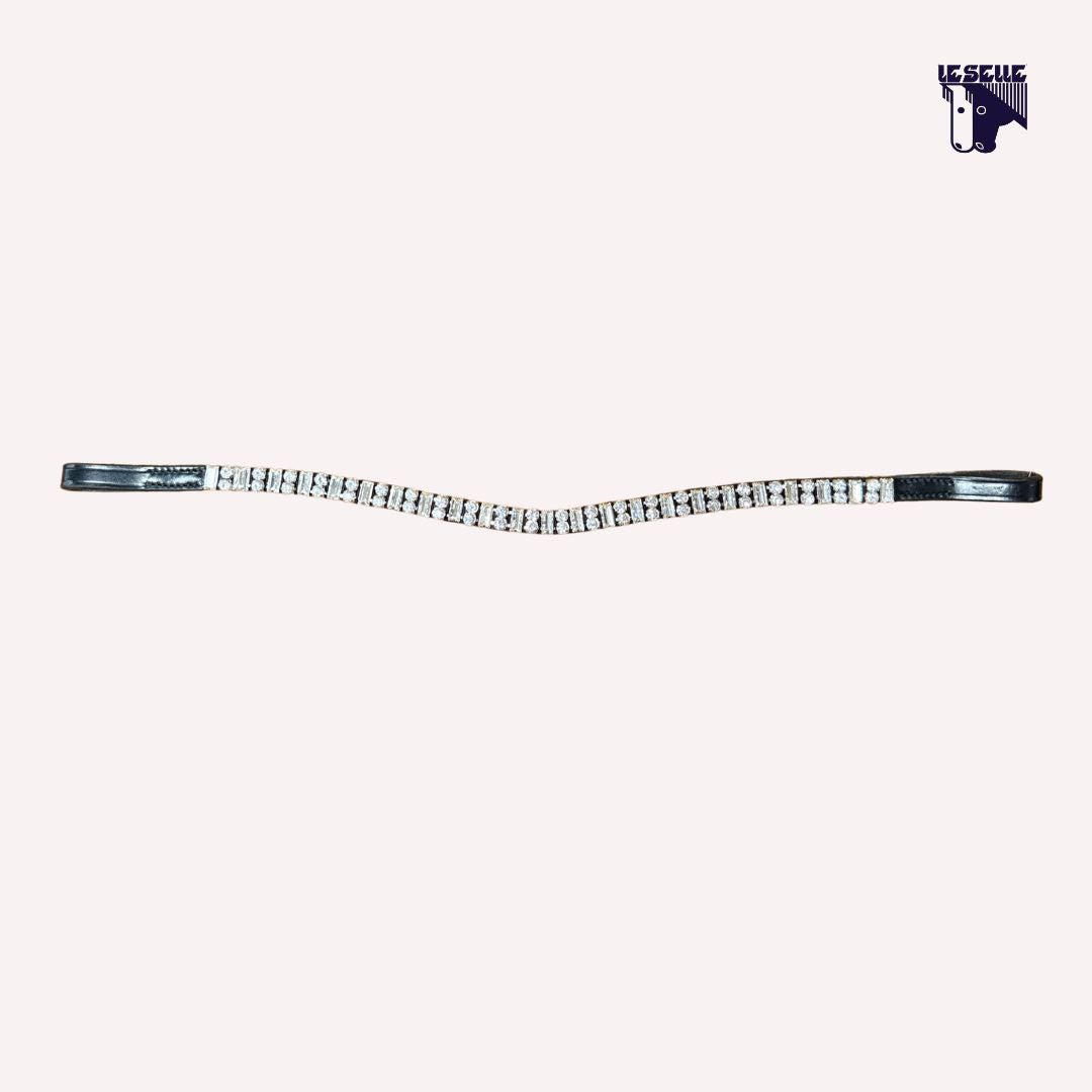 FRONTALINO SILVERLINE TACK LAVORATO - BIANCO