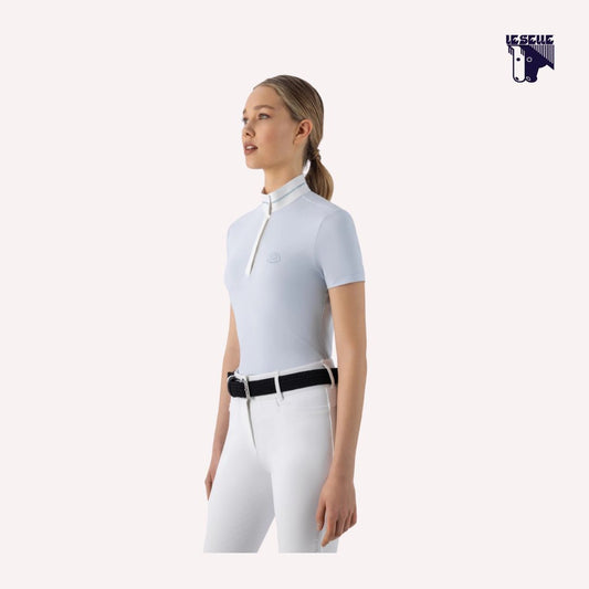 POLO COMPETIZIONE EQUILINE EQENKAS - AZZURRO