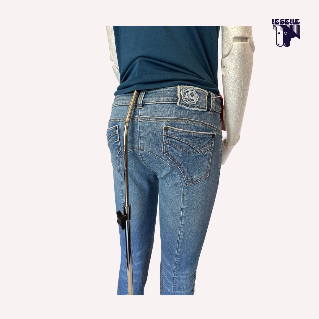 JEANS NORGET GRIP AL GINOCCHIO ANIMO - DENIM