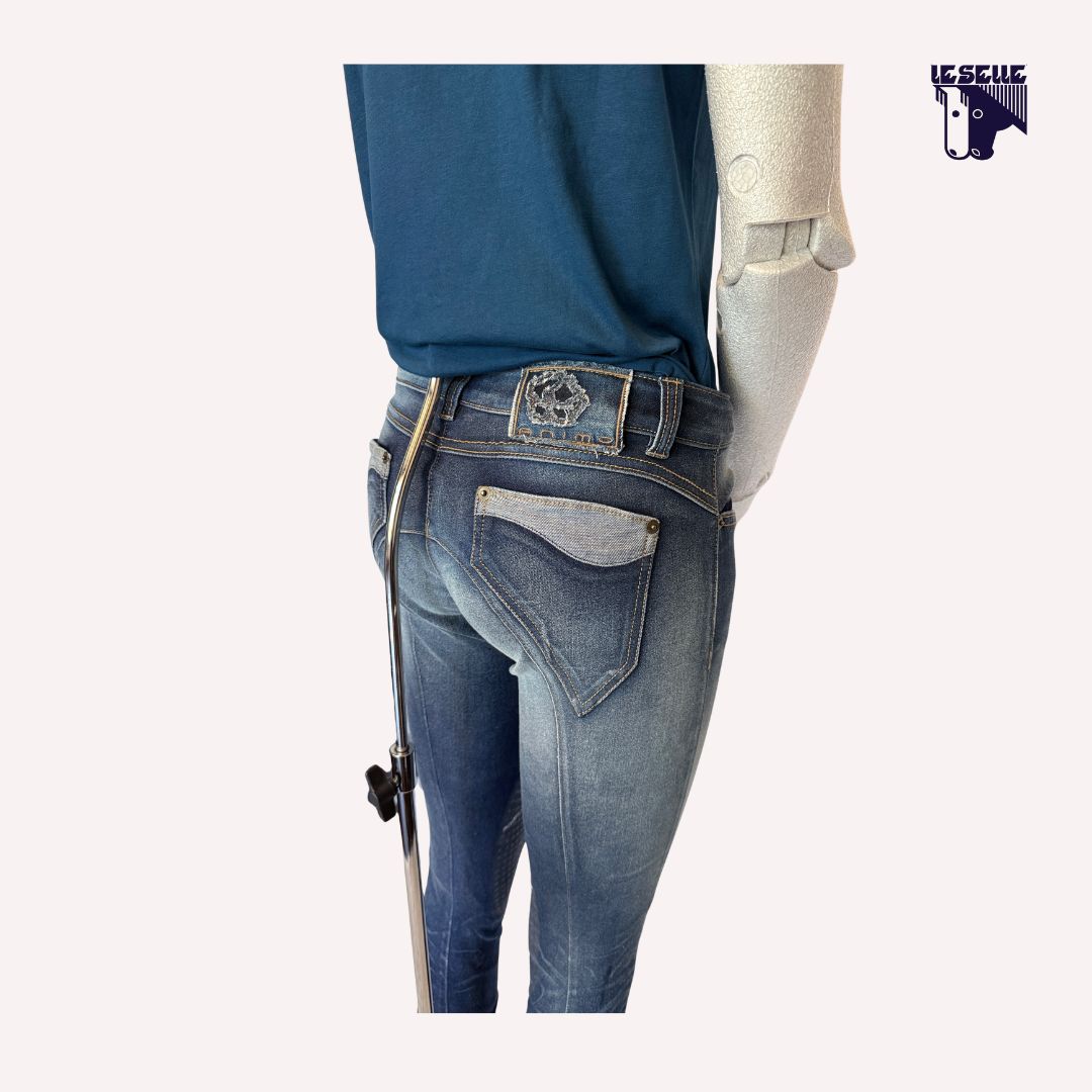 JEANS GRIP AL GINOCCHIO ANIMO - DENIM