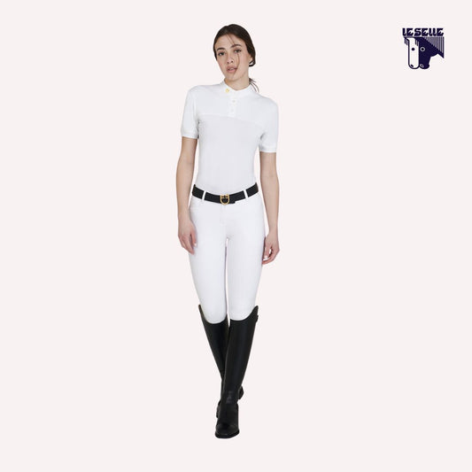 POLO EQUESTRO DA COMPETIZIONE - BIANCO