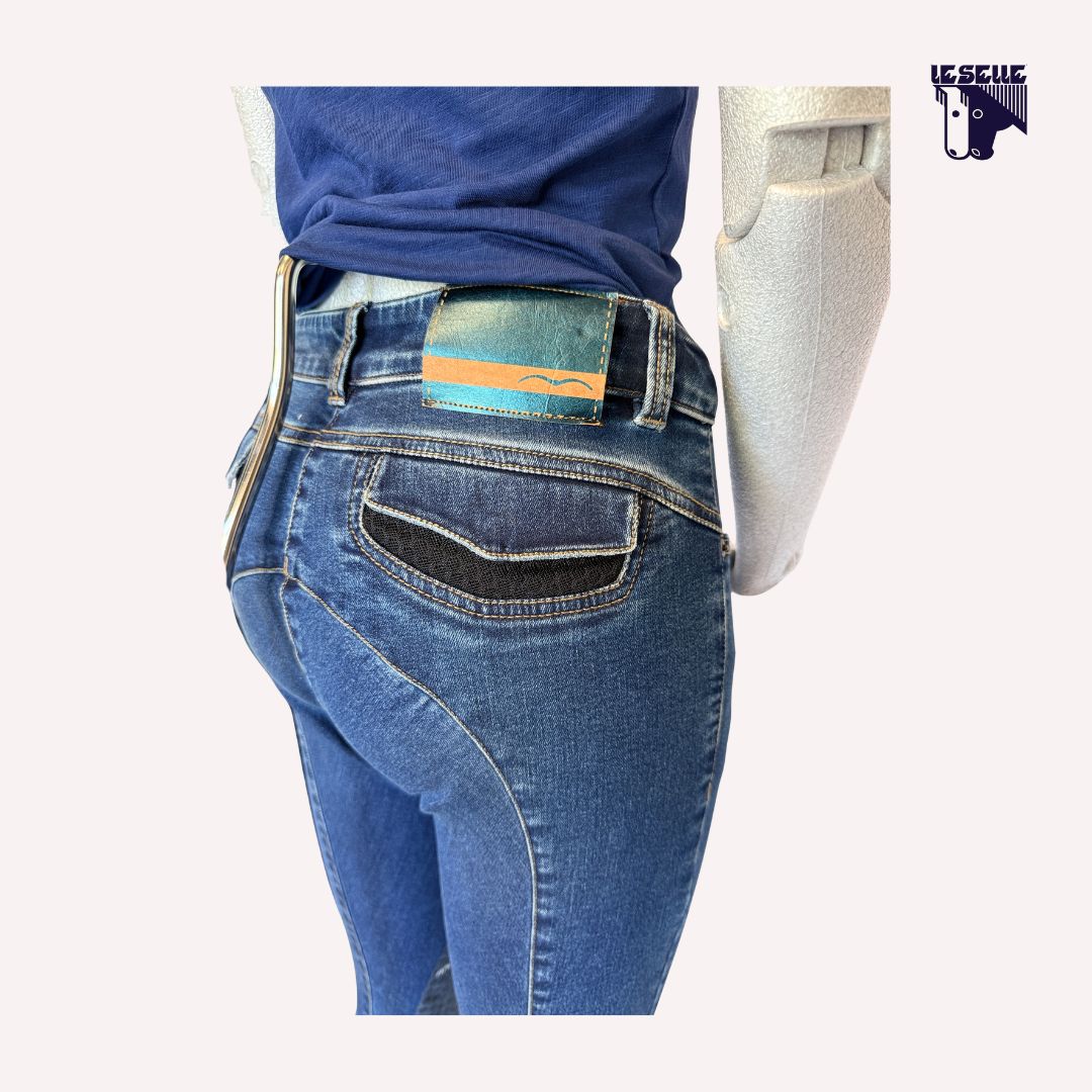 JEANS NELAX GRIP AL GINOCCHIO ANIMO - DENIM