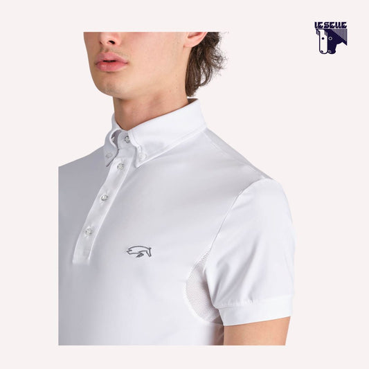 POLO MIRKO DA GARA SARM HIPPIQUE - BIANCO