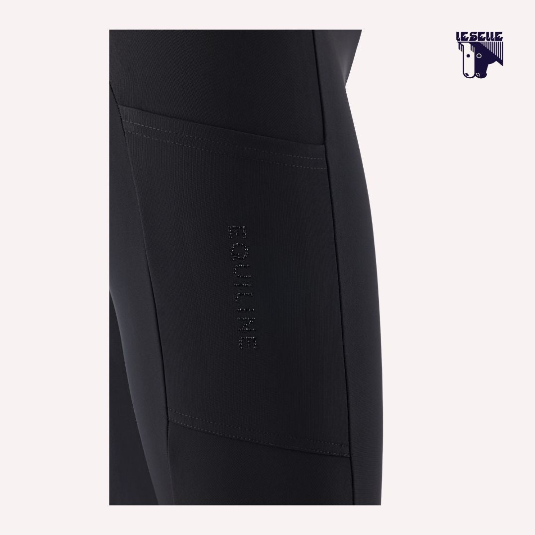 LEGGINGS EQUILINE EQGALAFH - NERO