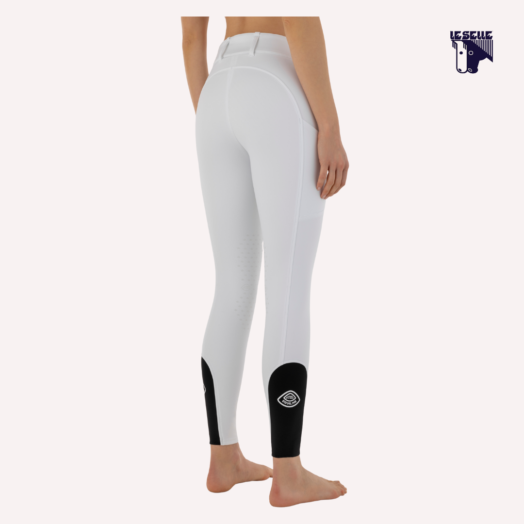 PANTALONI INVERNALI EQUILINE COCKEKH - BIANCO