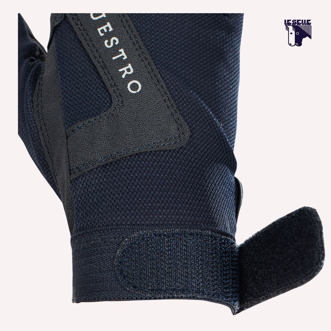 GUANTI UNISEX IN TESSUTO TECNICO EQUESTRO - BLU
