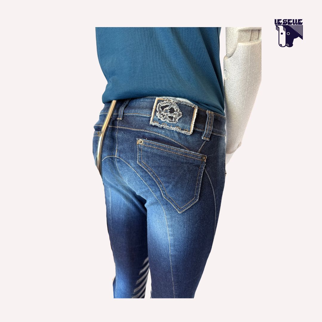 JEANS GRIP AL GINOCCHIO ANIMO - DENIM