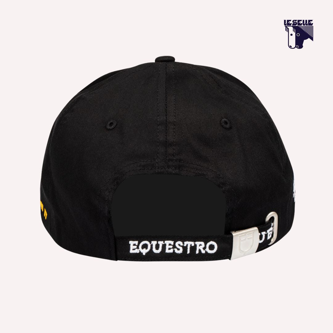 CAPPELLINO UNISEX BASEBALL SCUDERIA EQUESTRO - NERO