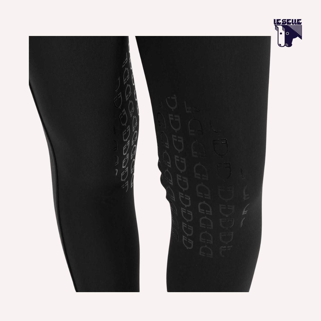 PANTALONE UNISEX BAMBINI SLIM FIT EQUESTRO - NERO