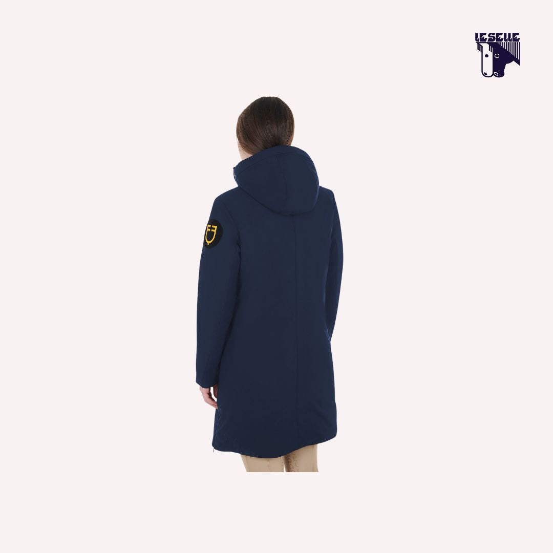 PIUMINO EQUESTRO LUNGO - BLU