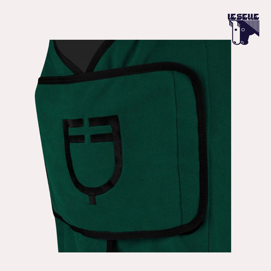 COPERTA IN PILE EQUESTRO - VERDE