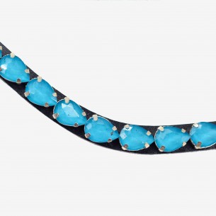 BROWBAND TURQUOISE DROPS