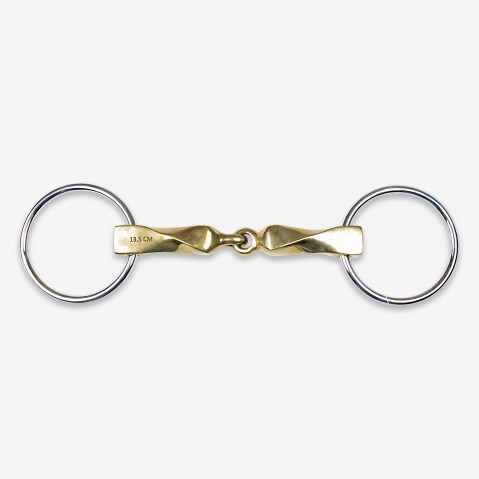 SNAFFLE BIT TWISTED MOUTH RINGS