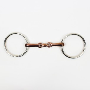 SNAFFLE BIT DOUBLE JOINT ROSEGOLD