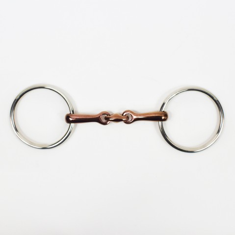 SNAFFLE BIT DOUBLE JOINT ROSEGOLD
