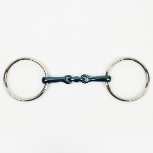 SNAFFLE BIT DOUBLE JOINT NAVY