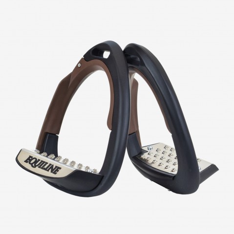 STIRRUPS EQUILINE X-CEL JUMPING - BROWN