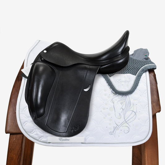 SOTTOSELLA E CUFFIETTA EQUILINE DRESSAGE - BIANCO