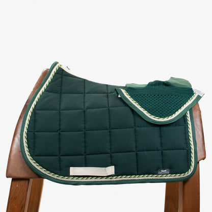 MARTA MORGAN SADDLE PAD AND HOOD - GREEN