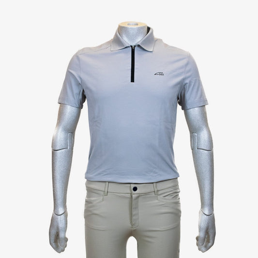 POLO UOMO EQUILINE ZIP - GRIGIO