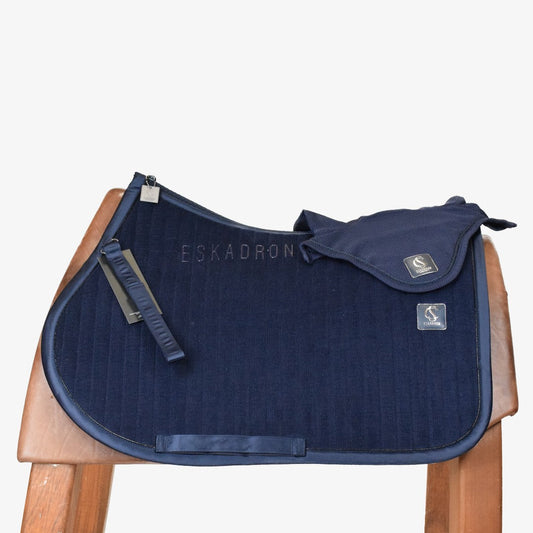 SOTTOSELLA E CUFFIETTA ESKADRON CORD - BLU