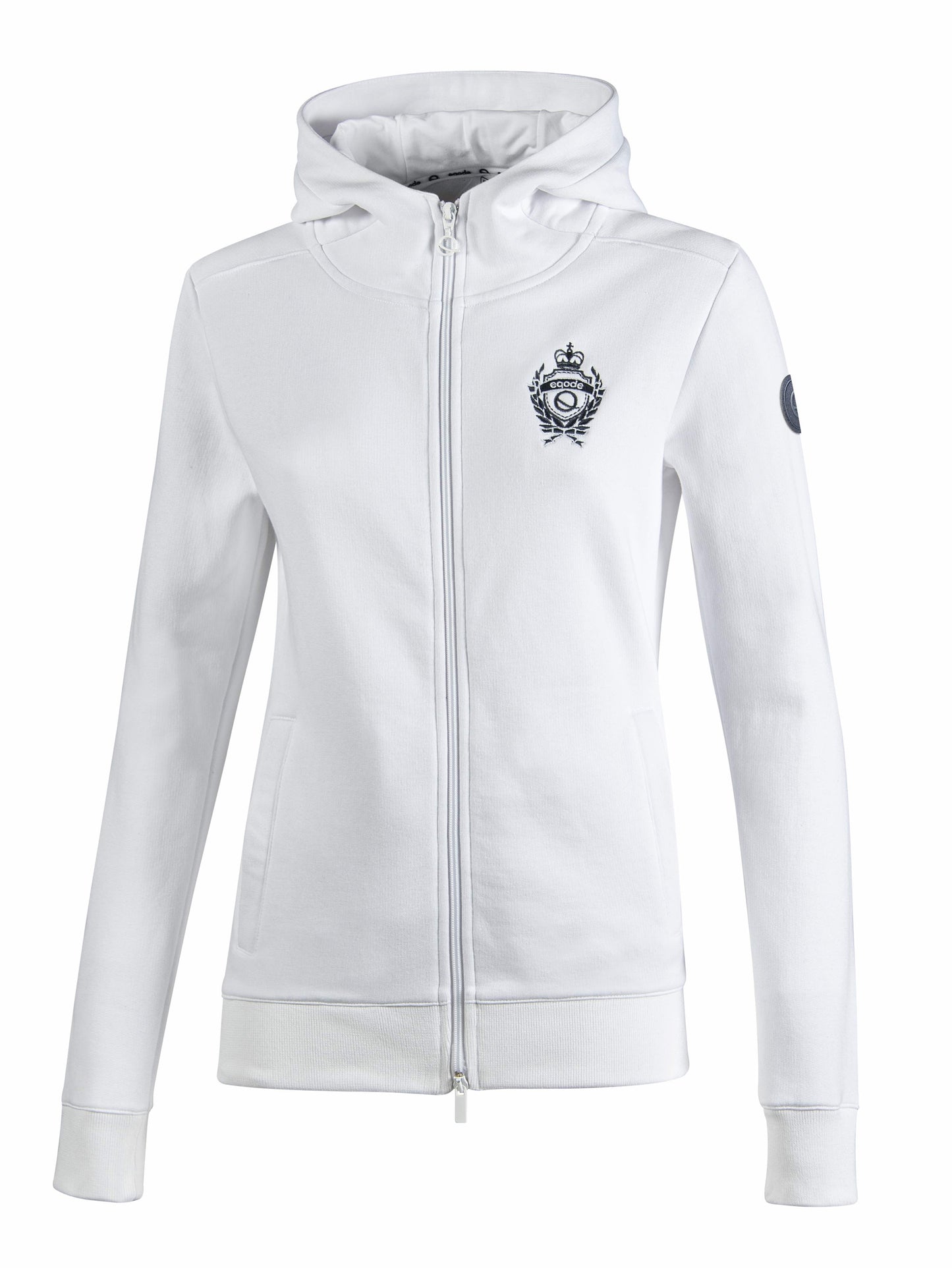 EQODE FULL ZIP SWEATSHIRT - WHITE