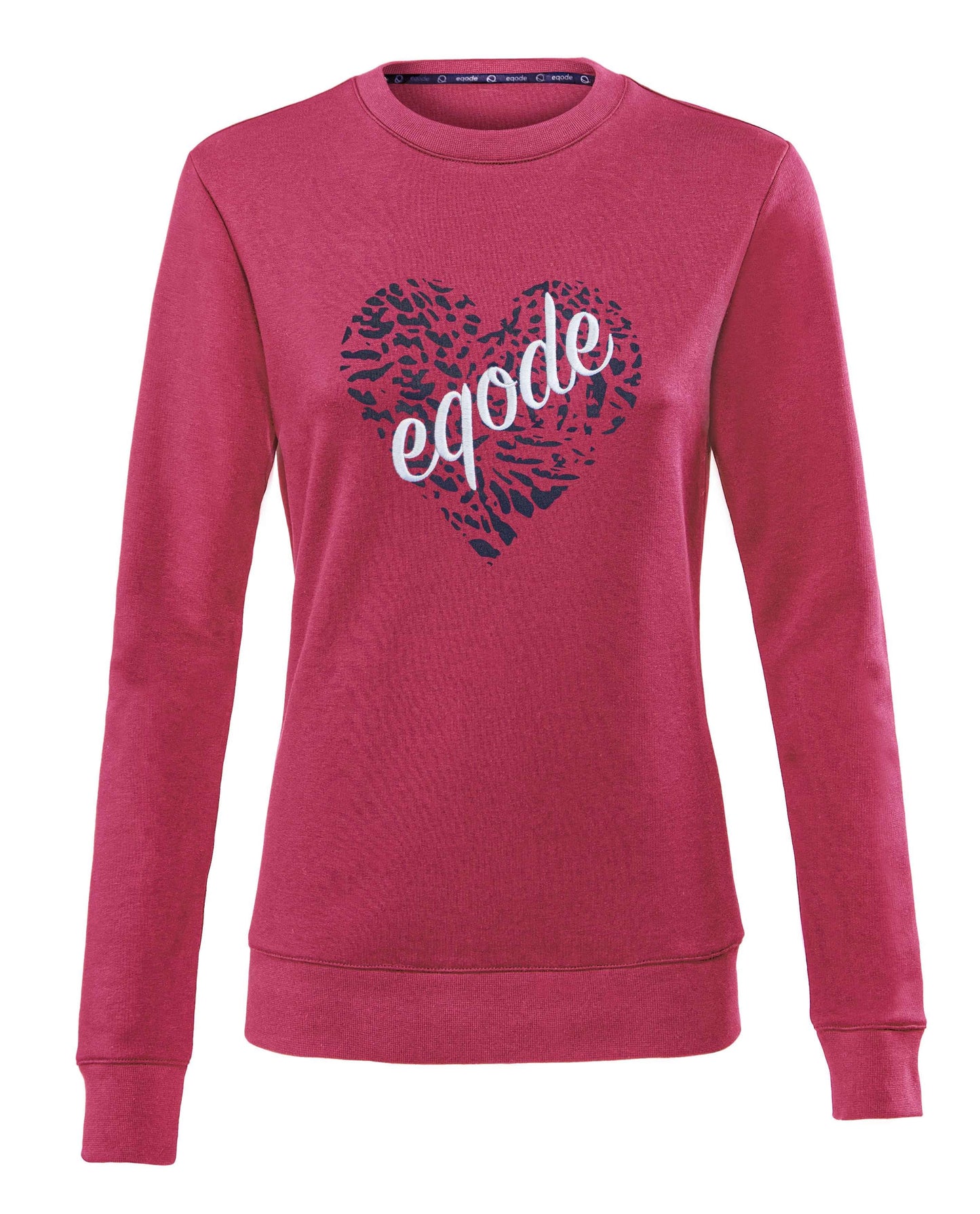 EQODE HEART SWEATSHIRT - FUCHSIA