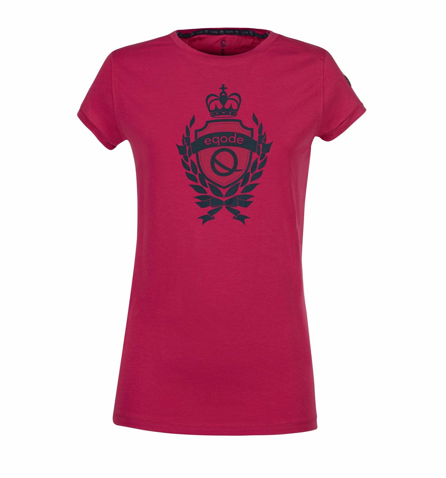 T-SHIRT EQODE LOGO - FUXIA