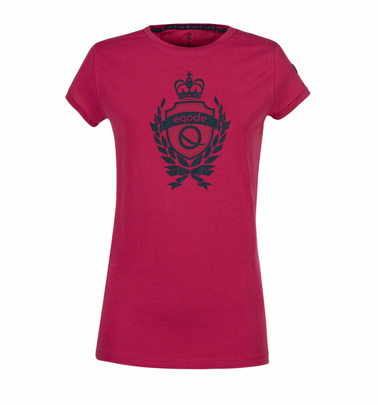 T-SHIRT EQODE LOGO - FUXIA