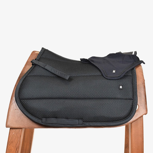 SOTTOSELLA E CUFFIETTA ESKADRON MESH - NERO