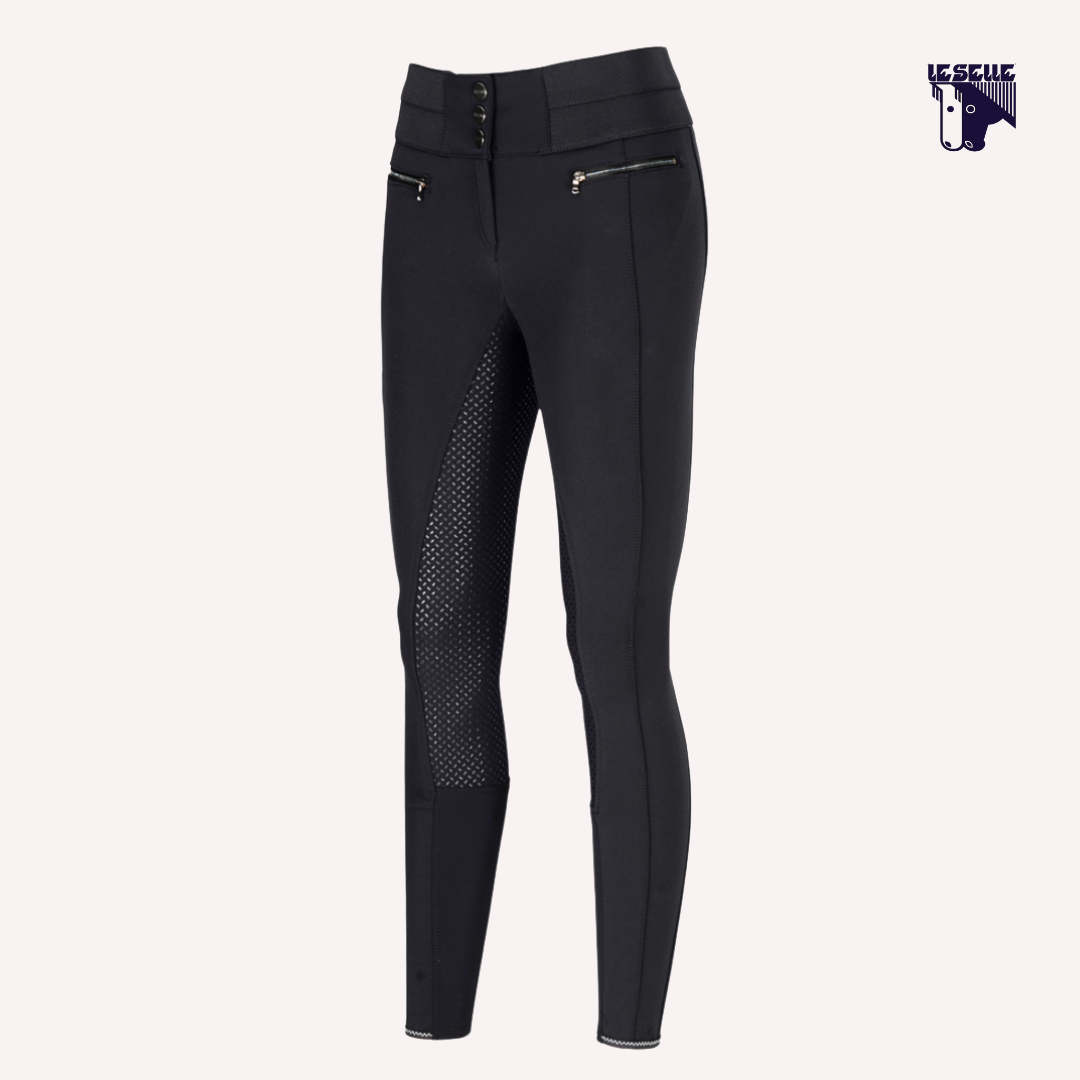 PANTALONI PIKEUR CHARLETTE - NERO