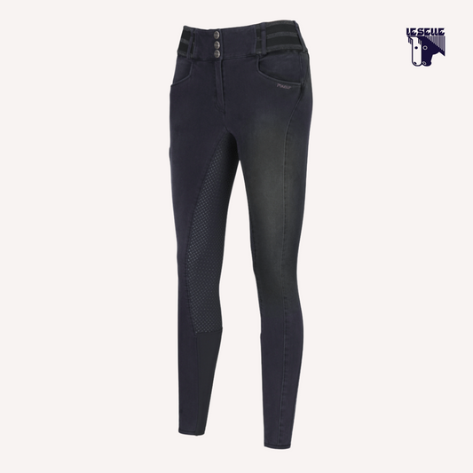 PANTALONI PIKEUR CANDELA JEANS - NERO