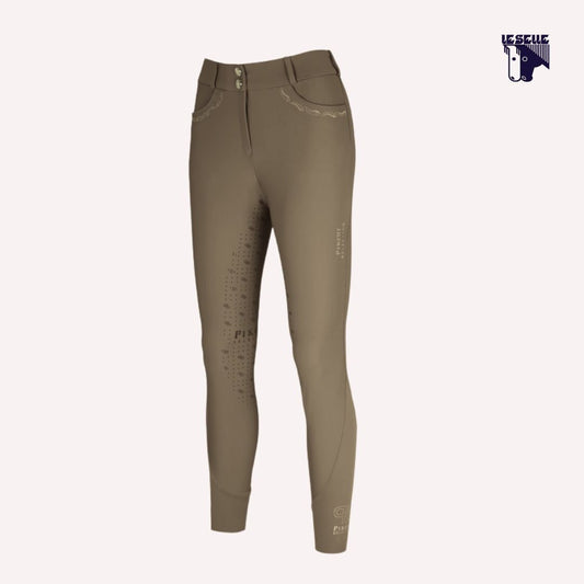PANTALONI PIKEUR CEELINA - VERDE OLIVA