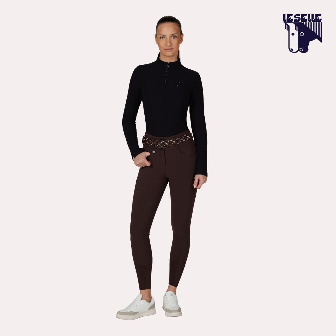 PANTALONI PIKEUR CANTIRA - MARRONE