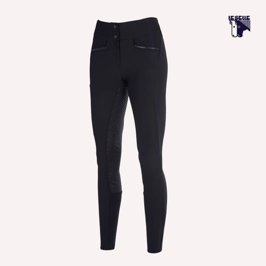 PANTALONI PIKEUR VIOLETTE - NERO