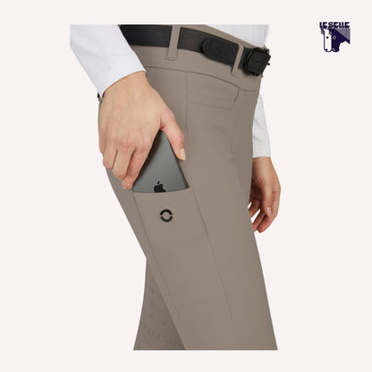 LEGGINGS PIKEUR LINN - BEIGE SCURO