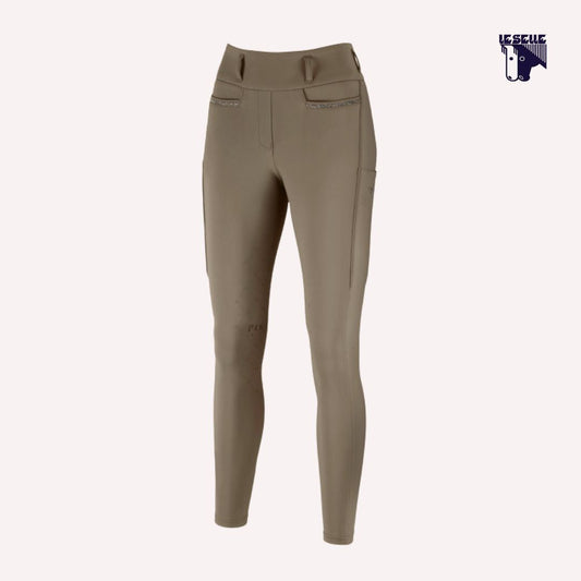 LEGGINGS PIKEUR LINNETT - VERDE OLIVA
