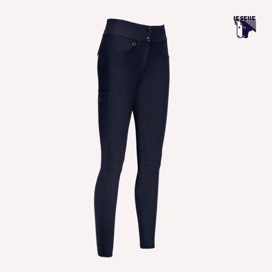 PANTALONI DONNA PIKEUR - BLU