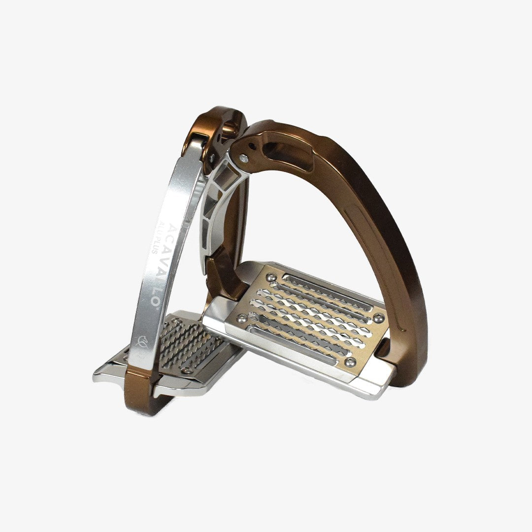 ACAVALLO ALUPLUS STIRRUPS - BRONZE
