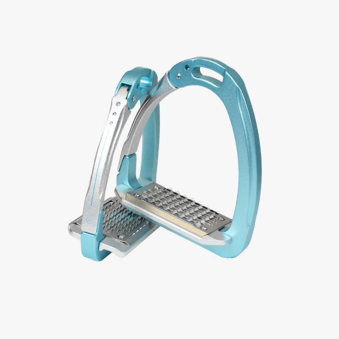 ACAVALLO ALUPLUS 2.0 CRYSTAL STIRRUPS - BLUE