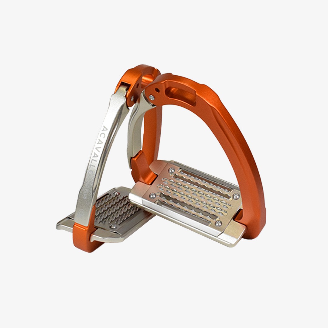 ACAVALLO ALUPLUS 2.0 STIRRUPS - ORANGE