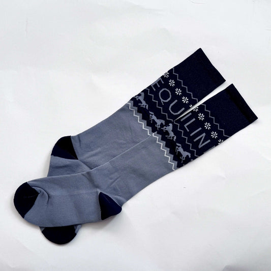 CALZINI EQUILINE NIKOLAUN - BLU