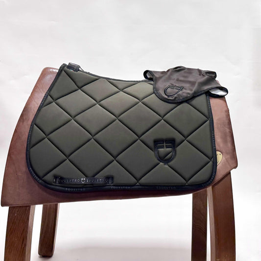 COMPLETO EQUESTRO GP PONY - VERDE MILITARE