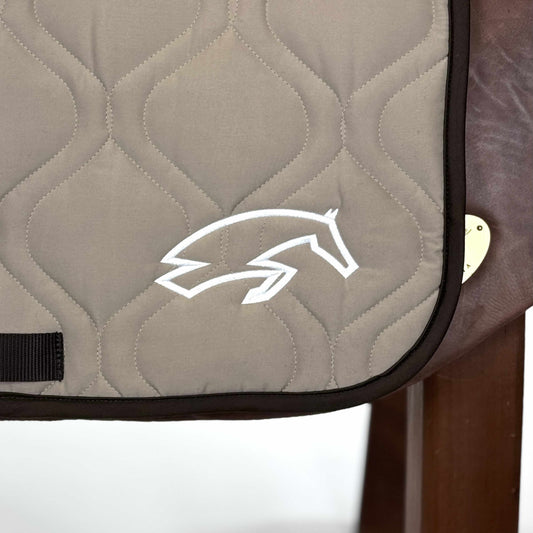 SOTTOSELLA E CUFFIETTA SARM HIPPIQUE - BEIGE E MARRONE