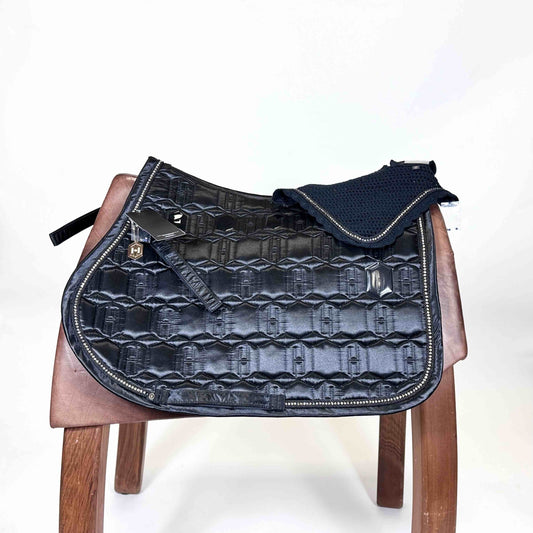 COMPLETO ESKADRON SATIN CRYSTAL - NERO